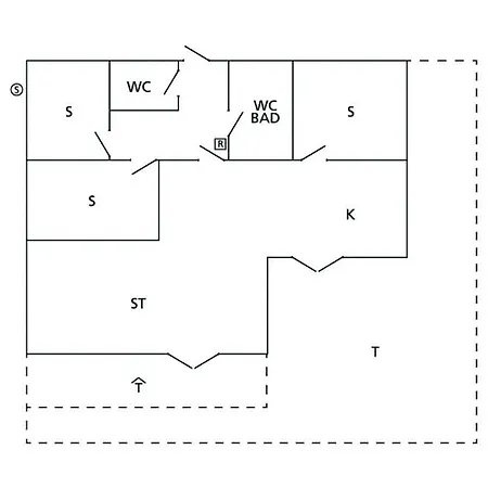 3 Bedroom Cozy In Aakirkeby Prázdninový dům